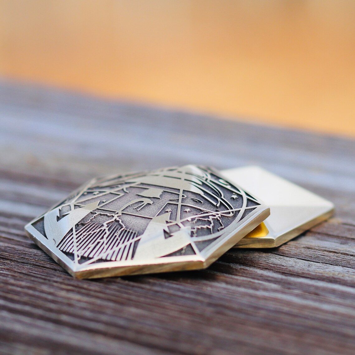Alien Abduction Coin Challenge Coin, Haptic, Fidget Toys, Coins ...