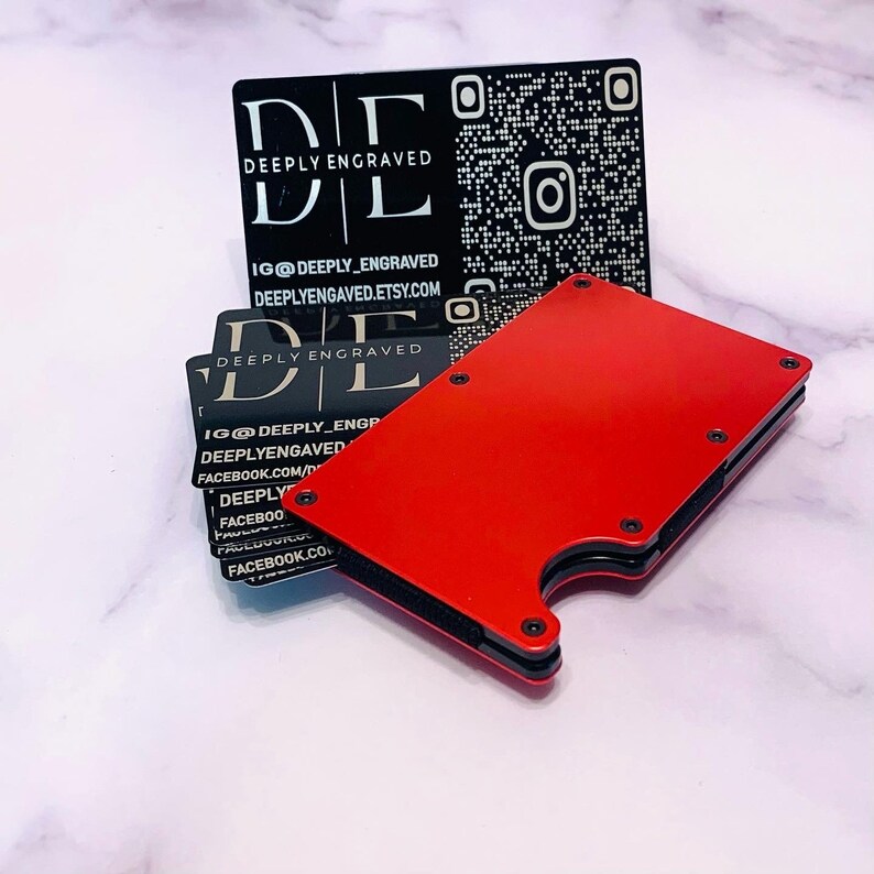 Custom Aluminum Business Cards Personalized Metal Cards for