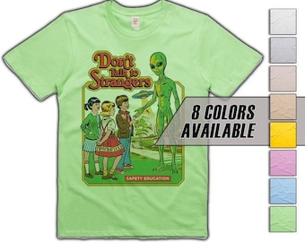 Don't Talk to Strangers V1 movie T shirt 8 colors 8 sizes S-5XL vintage look soft cotton T shirt