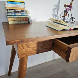 Bureau | Table d&#39;étude | Bureau en chêne | Réf. 02000