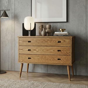 Chest of drawers in oak / Wooden Dresser, Ref. 03001 image 3