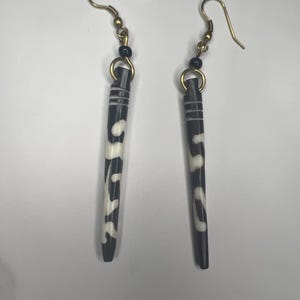 Masai earrings, Africa Masai  bone horn earring, birthday, Christmas, new year, cultural gift for women, sister,girlfriend