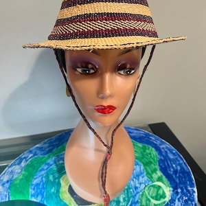 Handwoven Bolga Straw Hat: African Summer Fashion