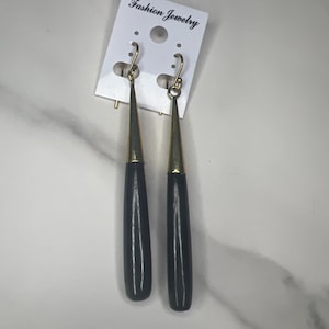 Masai black earrings, Africa Masai  bone horn earring, birthday, Christmas, new year, cultural gift for women, sister,girlfriend