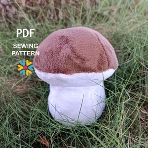 Penny Bun - Peluche digitale in formato PDF - Funghi britannici - Modello da cucito - Istruzioni su come realizzarlo - Peluche fai da te - Download immediato