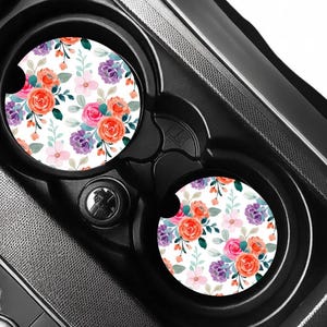 Floral Car Coasters