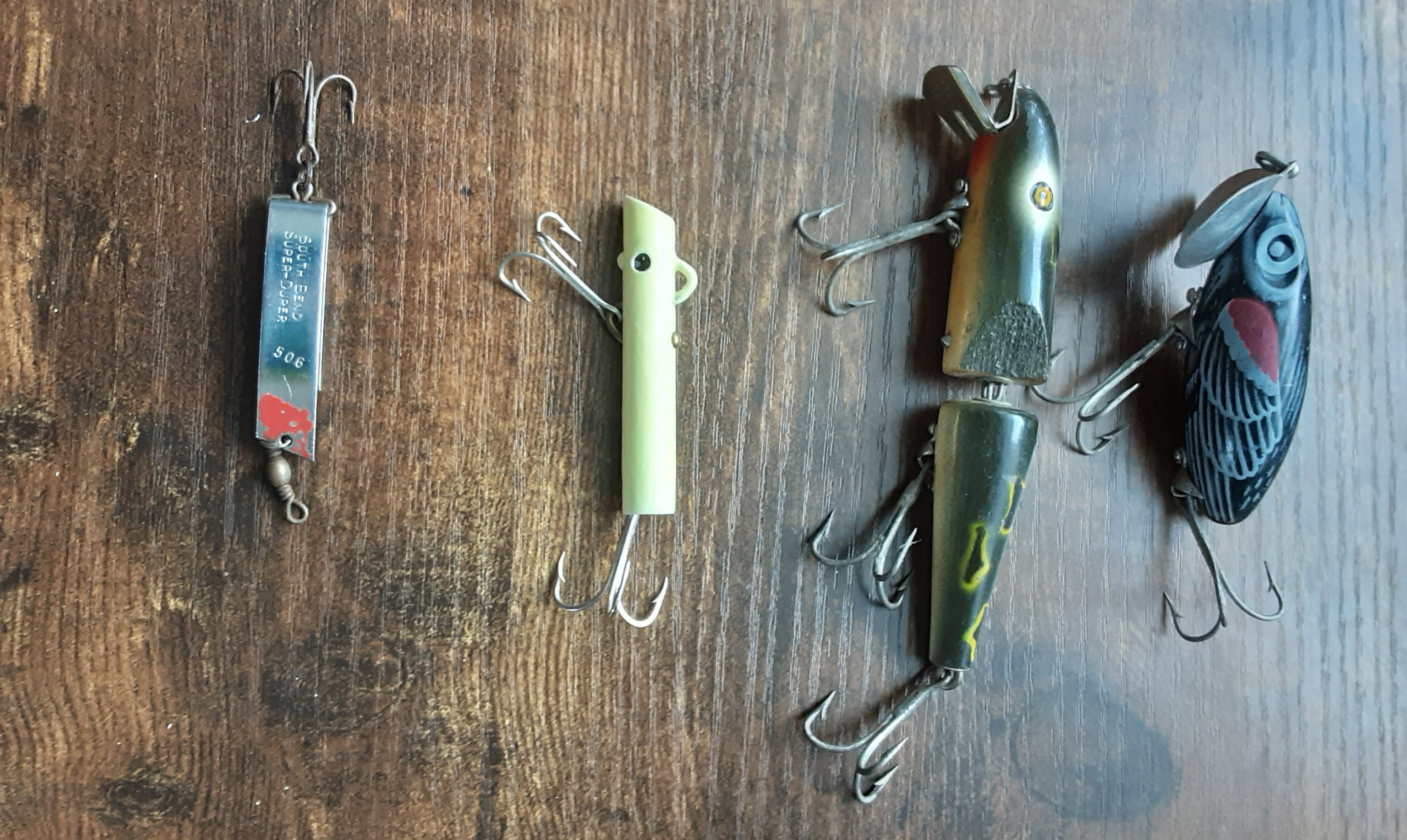 Vintage Fishing Lures (lot of 4)