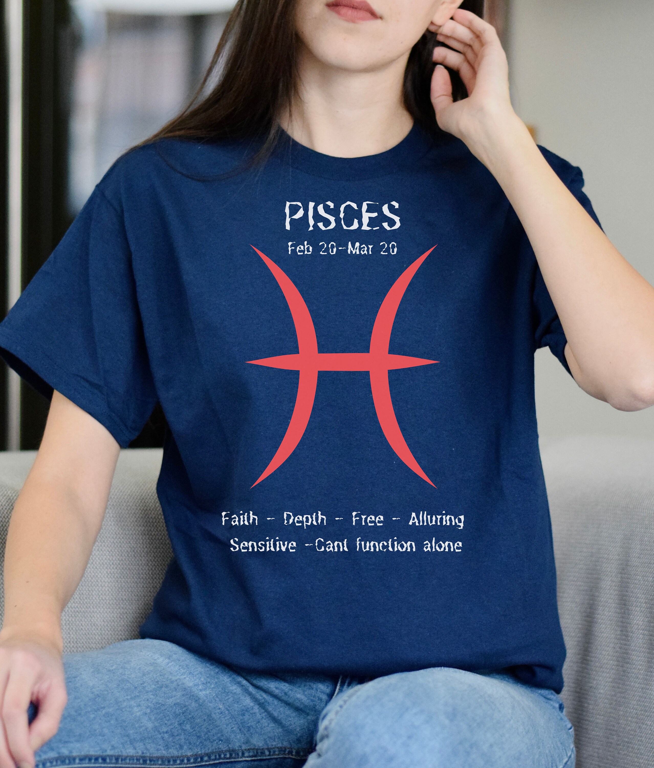 Pisces Tshirt Ideal Birthday Gift Fun Zodiac Tee Perfect for Free