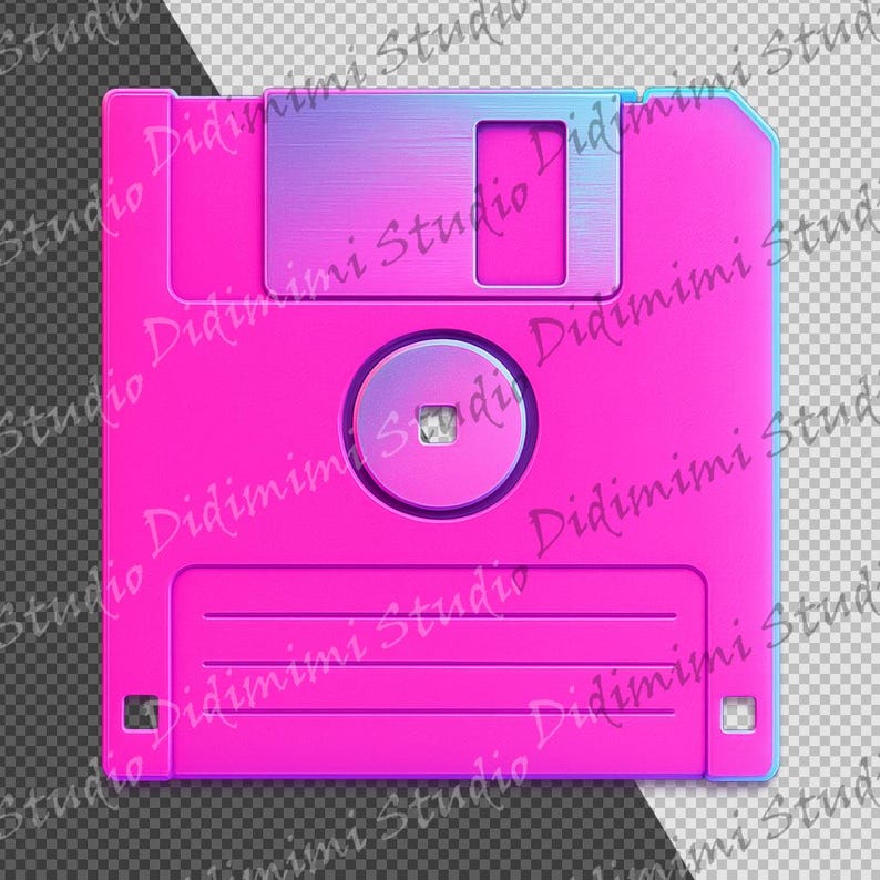 Retro tech-clipart uit de jaren 90, png | Y2K Vaporwave Computer Art (commercieel gebruik) afbeelding 7