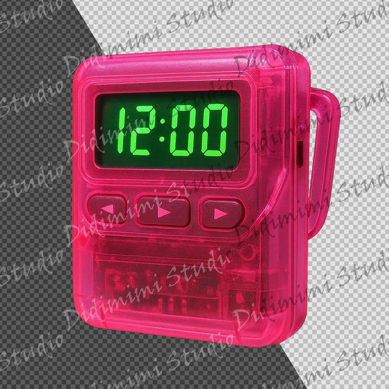 Retro tech-clipart uit de jaren 90, png | Y2K Vaporwave Computer Art (commercieel gebruik) afbeelding 6