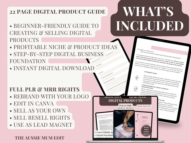 How to Create & Sell Digital Products | PLR MRR Ebook | Digital Product ...