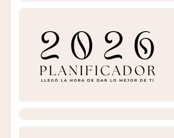 2026 Digital Planner | 2026 Printable Agenda | A5 Annual Planner | 2026 Productivity Planner | Goal Setting PDF | Instant Download