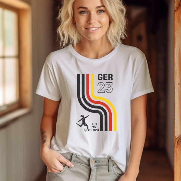 German Women's World Cup Supporter T-shirt, FIFA Deutsches Frauen-WM-Trikot, Deutscher Frauenfußball, Football Germany, Die Nationalelf