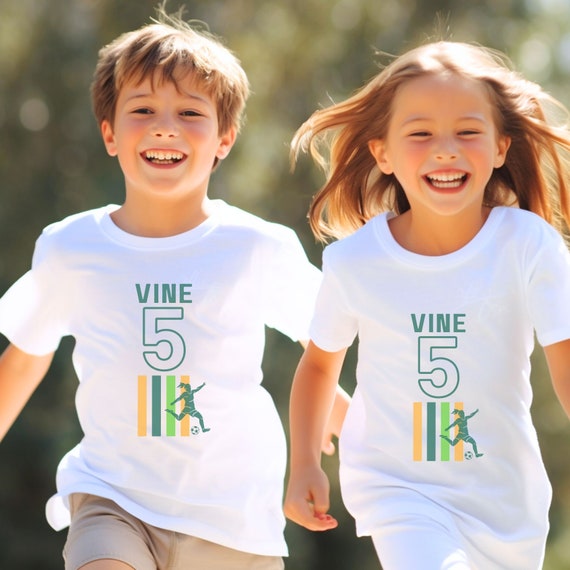 Australian Women's World Cup Cortnee Vine Kids T-shirt, Vine Matilda's  Soccer Shirt, FIFA Women's Football, Vine 5 Kids Shirt, Retro Front 