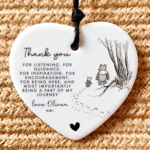 Thank You Keepsake with Winnie the Pooh design