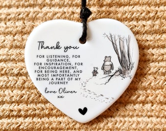 Thank You Keepsake with Winnie the Pooh design