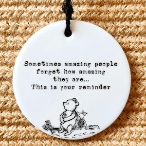 You are amazing Ceramic Gift with Winnie the Pooh Design image 2