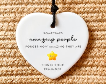 You are amazing Ceramic Gift for support and encouragement Star Design
