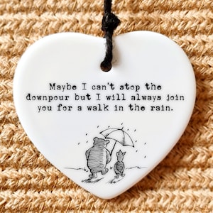 Maybe I can't stop the Downpour Ceramic Gift Thinking of you