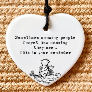You are amazing Ceramic Gift with Winnie the Pooh Design