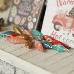 1:12 Scale Christmas Ornaments | Dollhouse Miniature Christmas Decor
