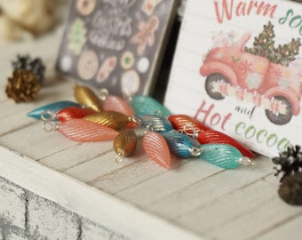 1:12 Scale Christmas Ornaments | Dollhouse Miniature Christmas Decor