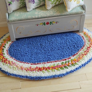 1:12 Scale Dollhouse Rug | Dollhouse Miniature Carpet