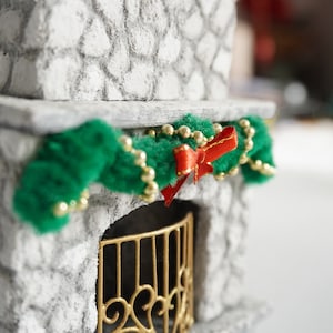 1:12 Scale Miniature Fireplace | Dollhouse Furniture