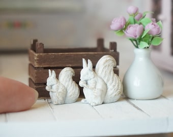 1:12 Scale Decor Squirrel Figurine | Dollhouse Miniatures 3D Printed