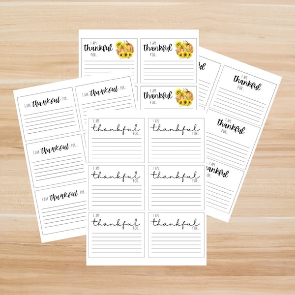 Gratitude Cards - Etsy
