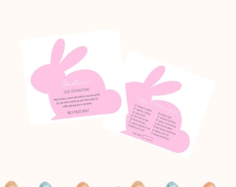 Easter Selfie Scavenger Hunt Game: Family Fun (Printable)