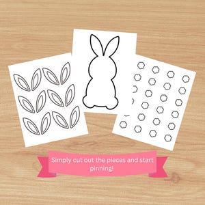 Pin the Tail on the Bunny Easter Game | Family Easter Game | School Holiday Party Game | Printable Activity for Kids | Sunday School Game