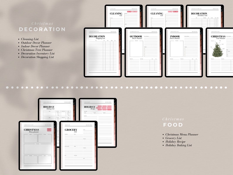 Christmas Countdown 2024 Digital Christmas Planner Holiday Etsy