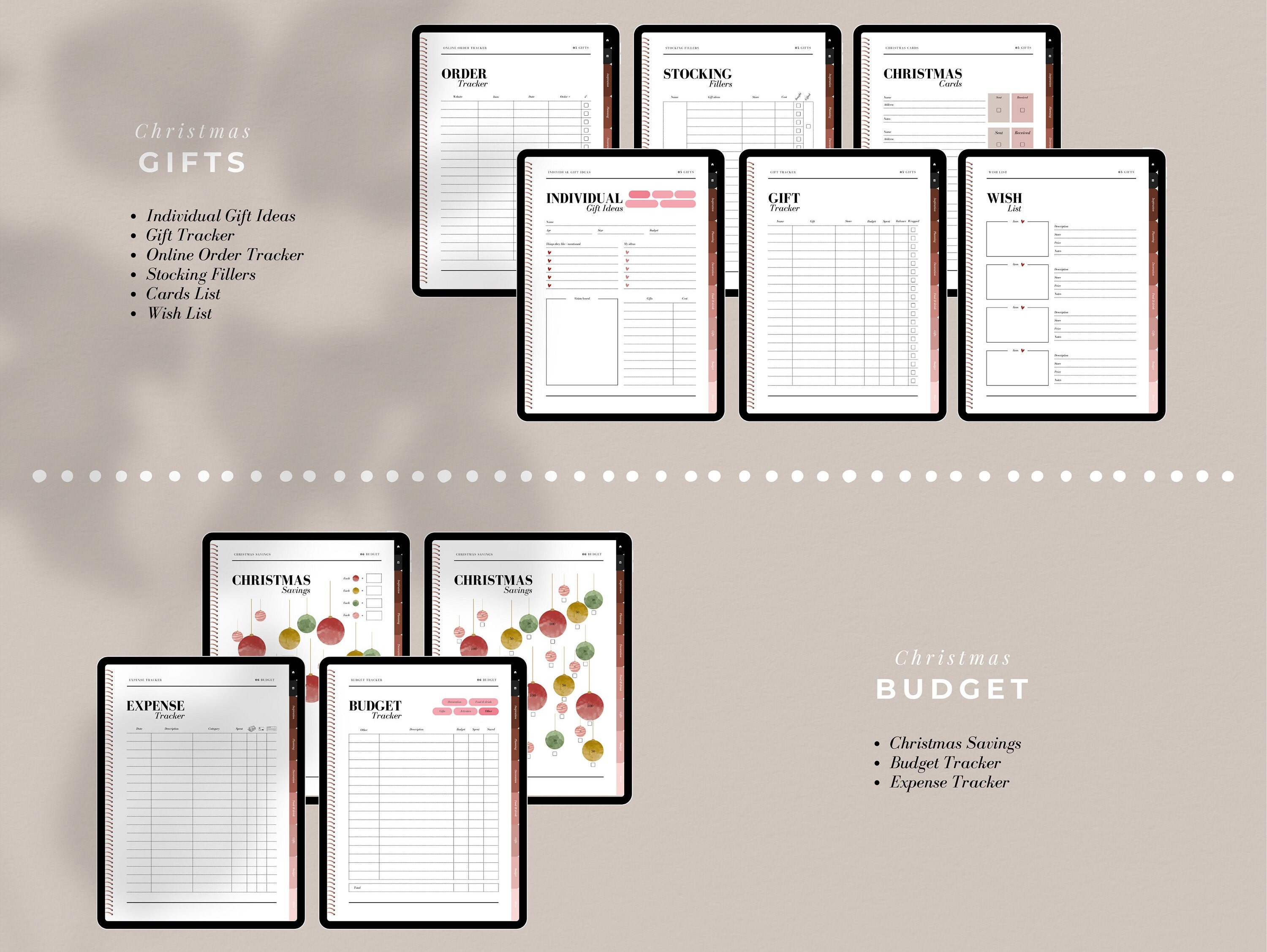 Christmas Countdown 2024 Digital Christmas Planner Holiday Etsy