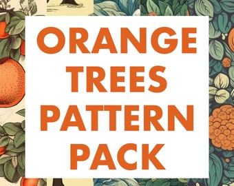 Confezione di modelli di alberi di arancio (5 modelli)