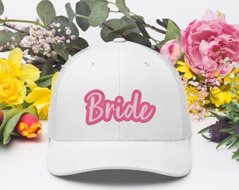 Bride Embroidered Trucker Cap | Bachelorette | Bride Gift