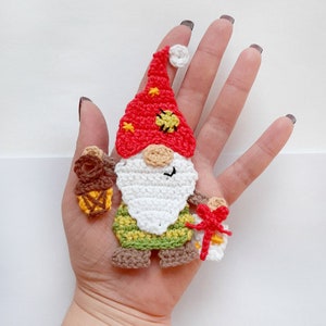 MUSTER Weihnachten Wichtel Applikation Häkelanleitung PDF Weihnachten Feiertage Geschenk Gehäkelte Babydecke Häkel Weihnachten Dekor Baby Geschenk ENG