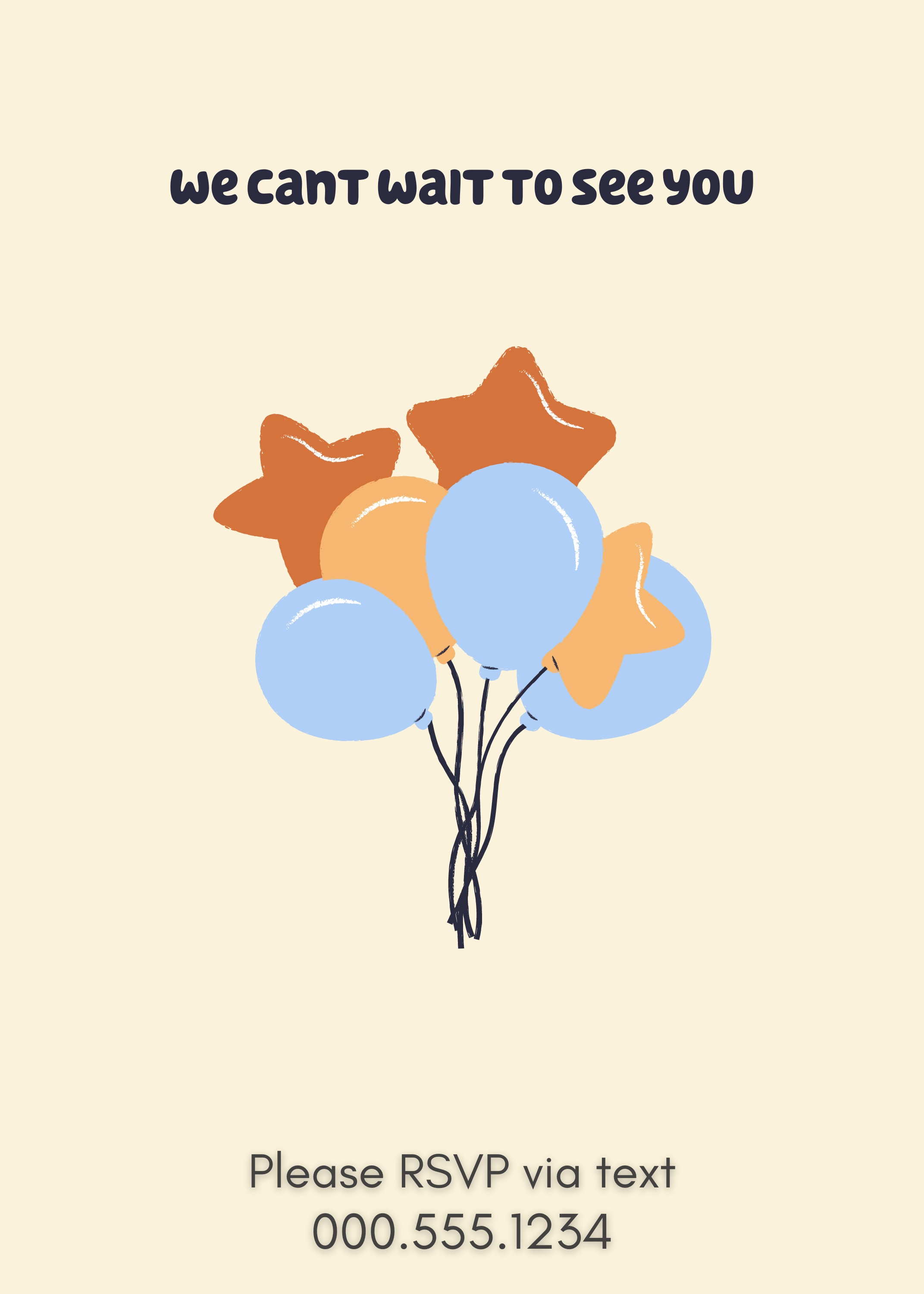 CANVA Invite Template Bluey Birthday Invitation Kids Invitation Digital