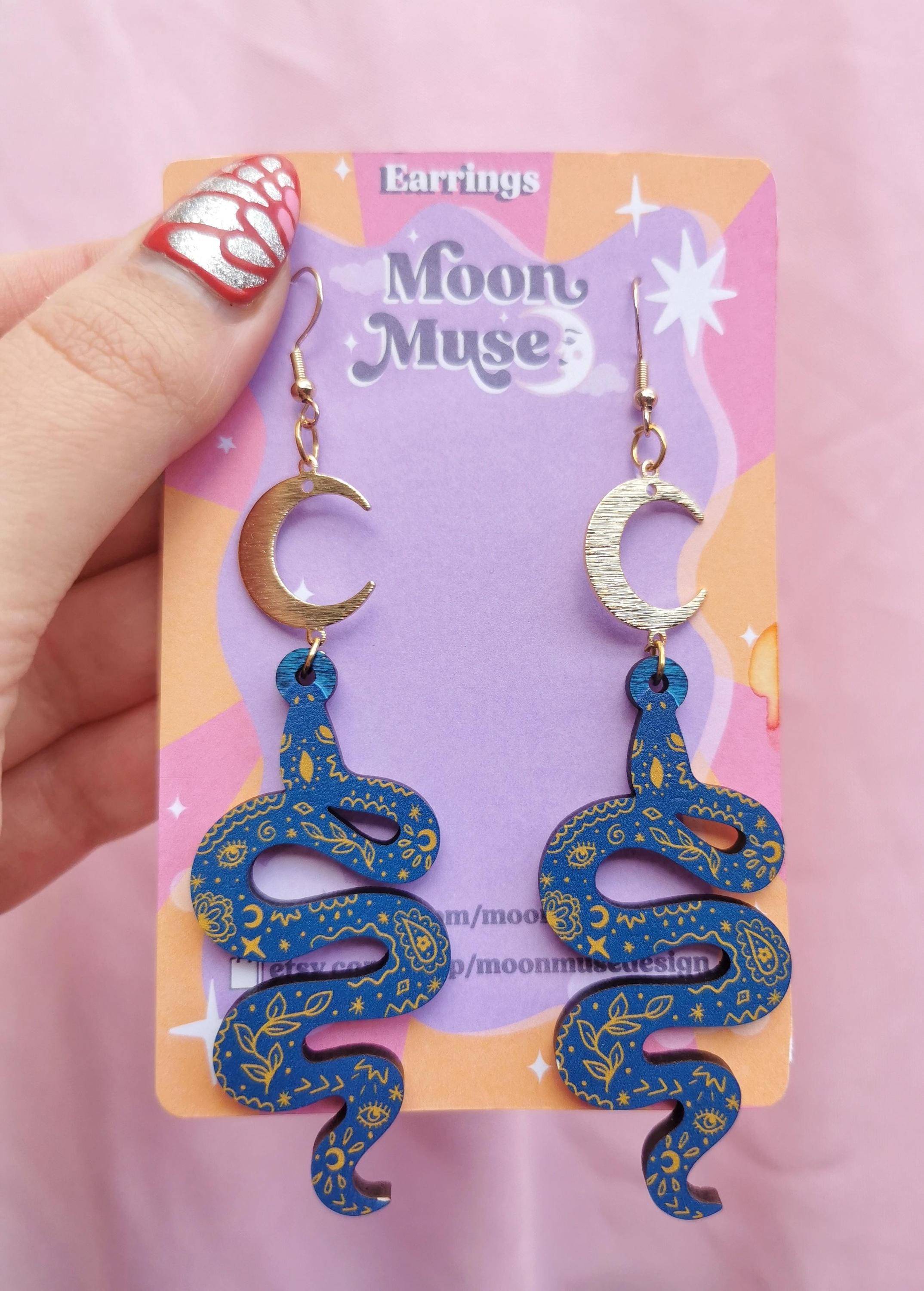 Snake Charmer Earrings - Free Range & Feral
