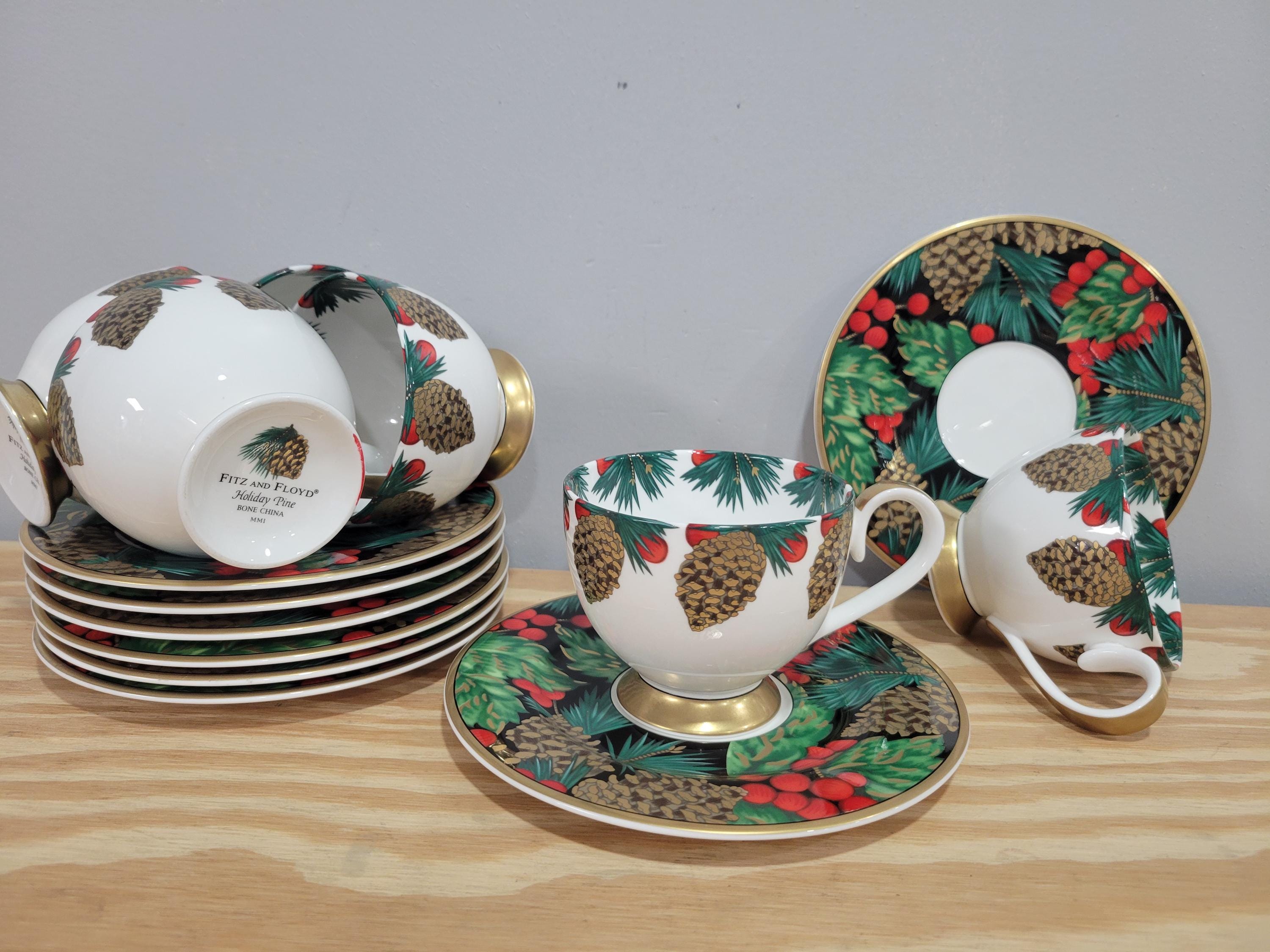 Fitz and Floyd Christmas China - Etsy