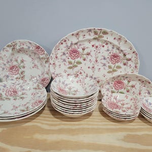 Johnson Brothers Rose Chintz - Etsy