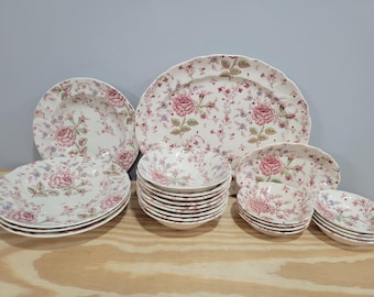 Johnson Brothers Rose Chintz Porcelain Place Setting - Pick - Etsy