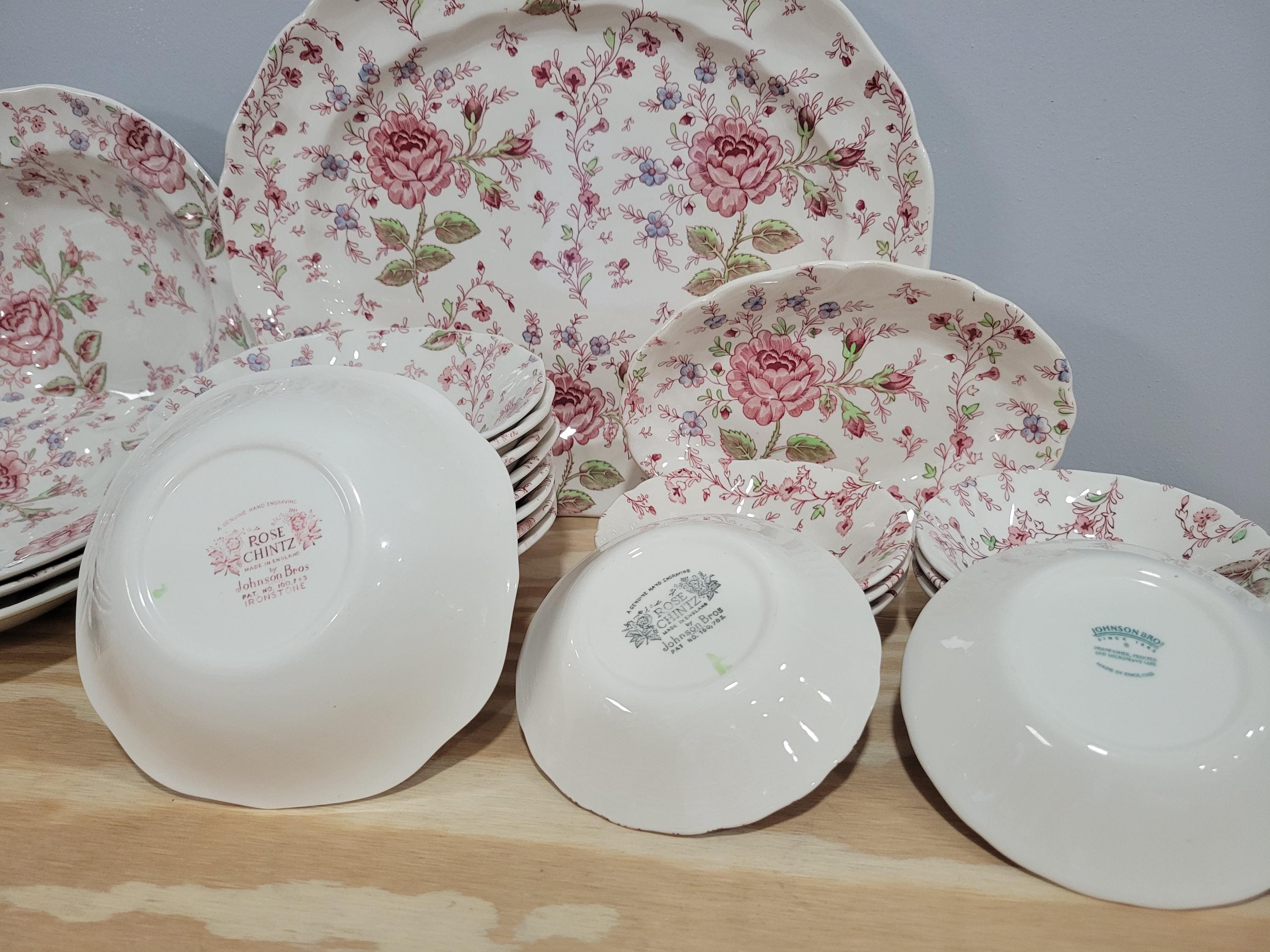 Johnson Brothers Rose Chintz Porcelain Place Setting - Pick - Etsy