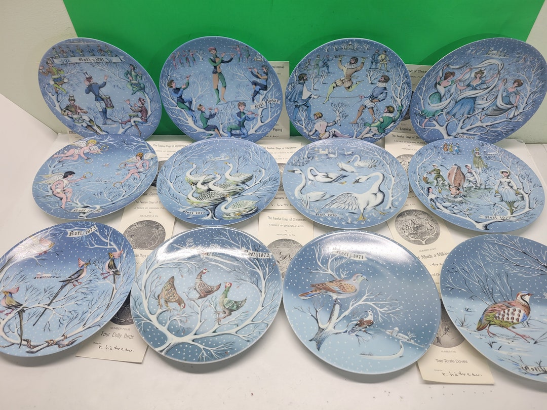 Haviland Limoges Twelve Days of Christmas Collector Etsy
