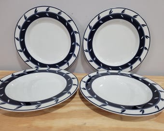 Dansk Concerto, Allegro Blue, 10.76 Inch Dinner or Chop Plate Made