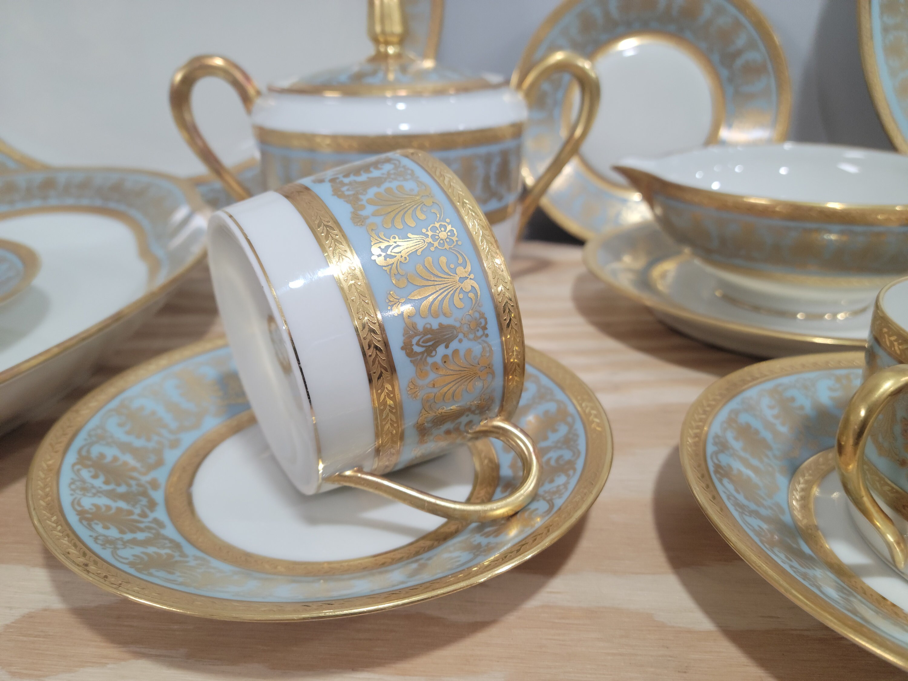 Limoges U.C. France Label De Qualite Fine Porcelain Dinnerware - Etsy