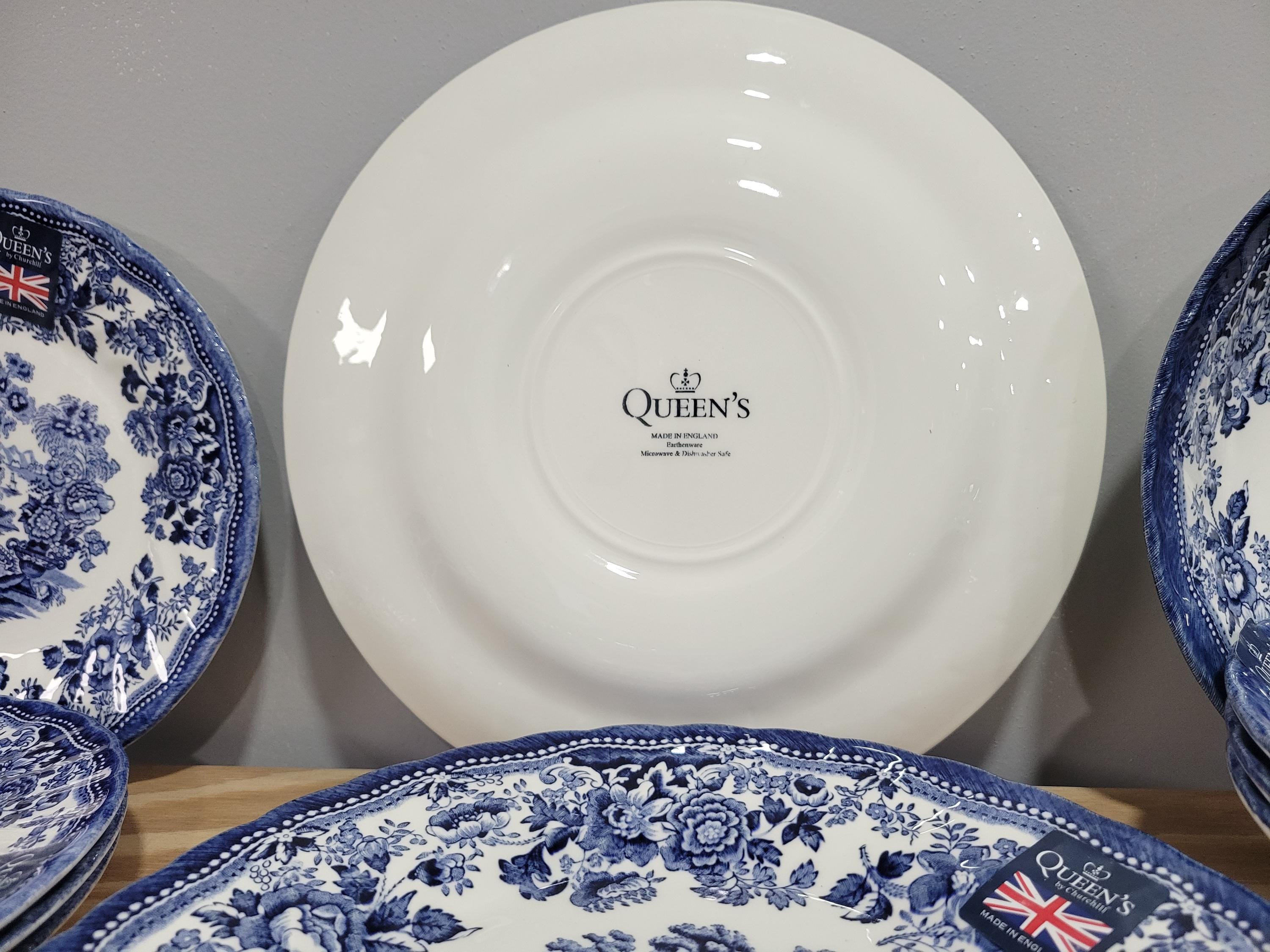 Queen's Tonquin Blue Porcelain Dinnerware Setting ***PICK*** - Etsy