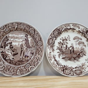 Spode Archive Collection Georgian Series Black 10&quot; Dinner Plates - Set of 2