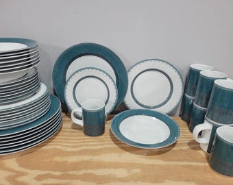 Dansk Portugal Gridworks Blue Porcelain Dinnerware ---PICK---