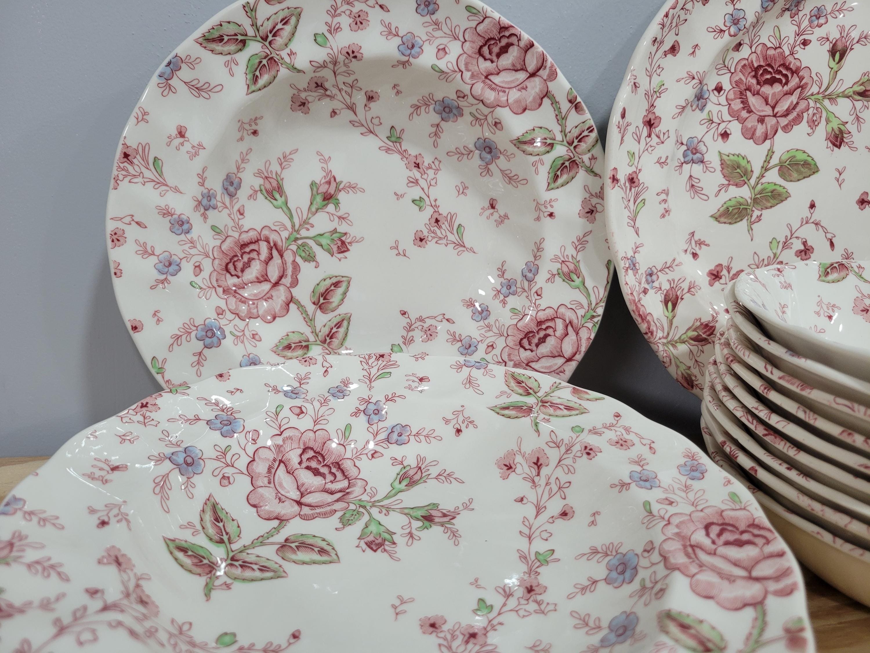 Johnson Brothers Rose Chintz Porcelain Place Setting - Pick - Etsy